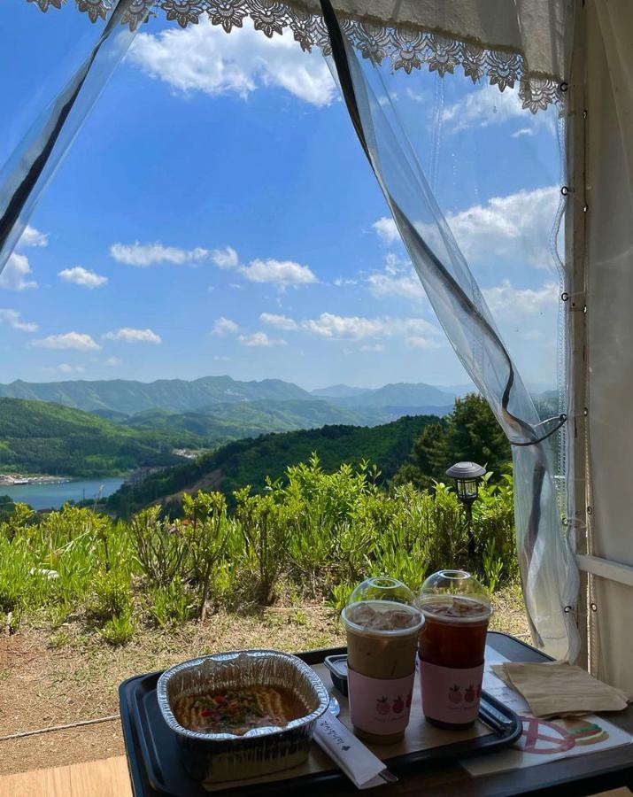 라틴정원에서 즐기는 라면