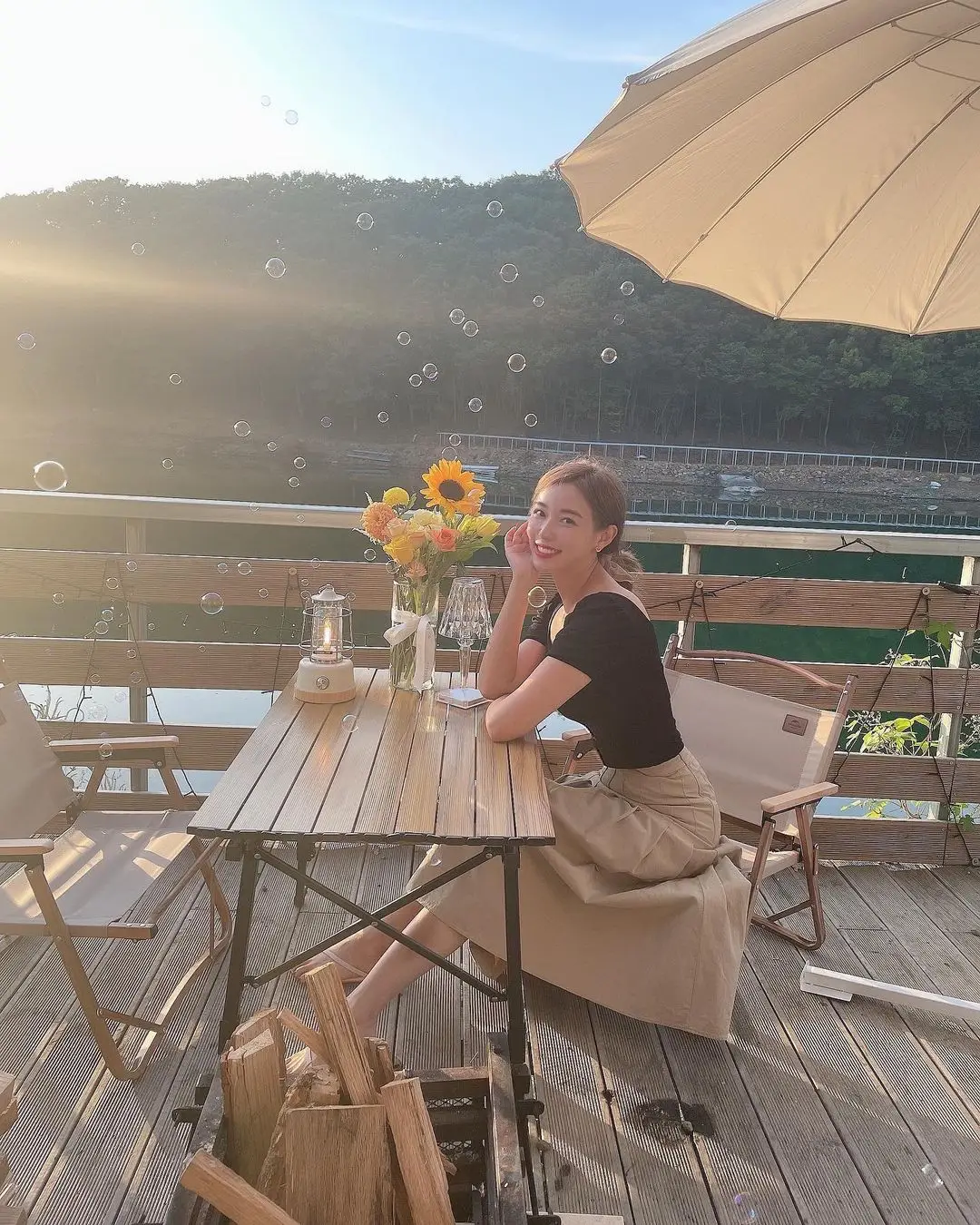 호수카라반 캠핑장