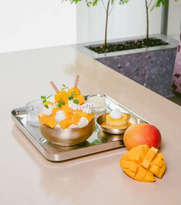 안다즈 호텔 애플망고빙수